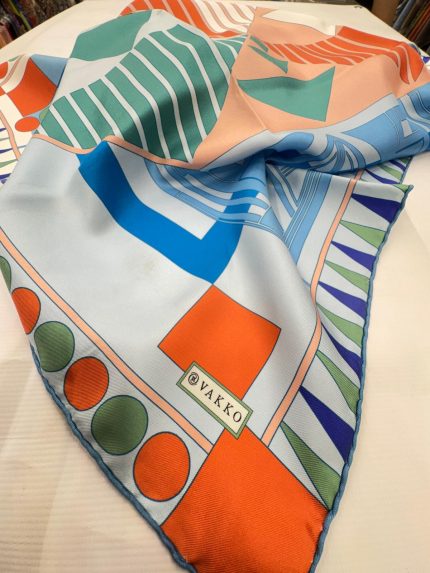 Vakko twill ipek eşarp 2025 kış sezonu 23512