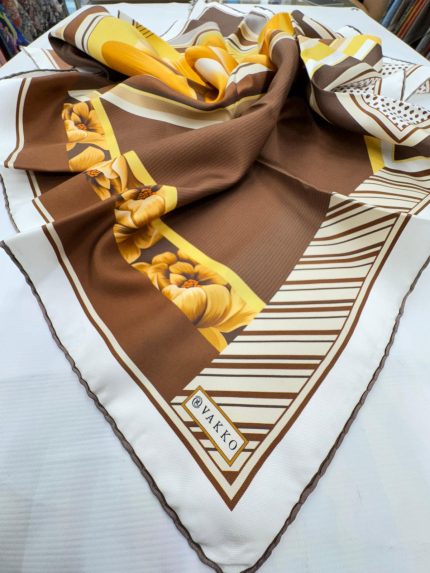 Vakko twill ipek eşarp 2025 kış sezonu 23511